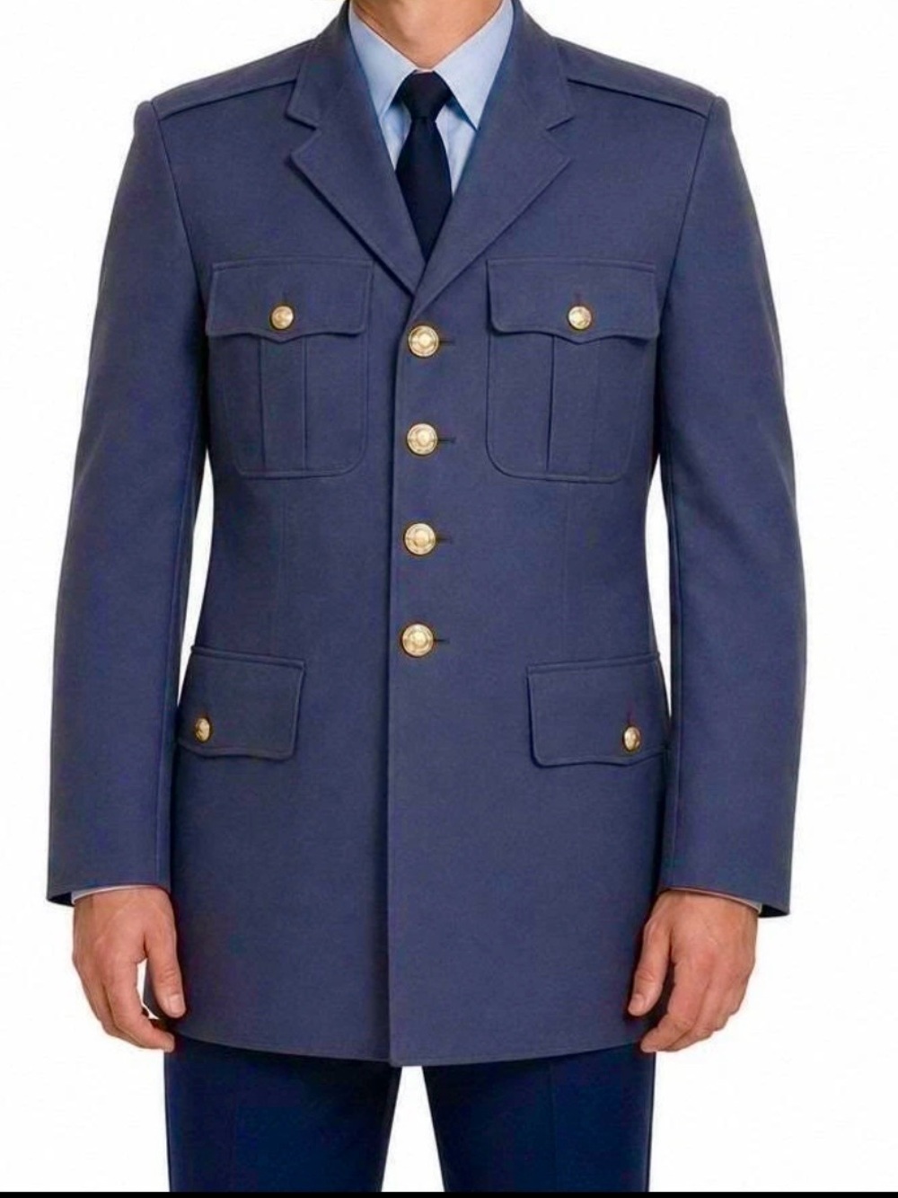 Vintage 1968 US Air Force Dress Blue Uniform Jacket - Vietnam Era